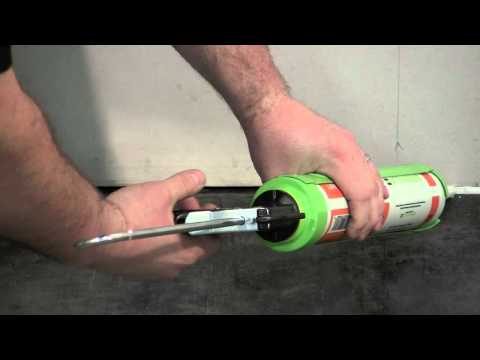 Applying Green Glue Noiseproofing Sealant