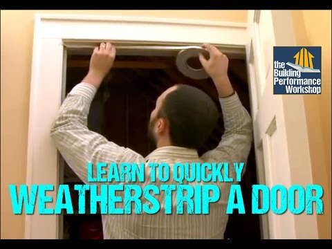 How to Weatherstrip Doors- DIY Home Improvement