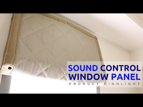 Soundproofing a Window using a Sound Control Window Panel